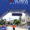 LED timer display of 6 digits in 'Olympus marathon' race finish.